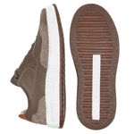 tênis casual masculino n° 40 democrata denim drake pulse marrom (mp)