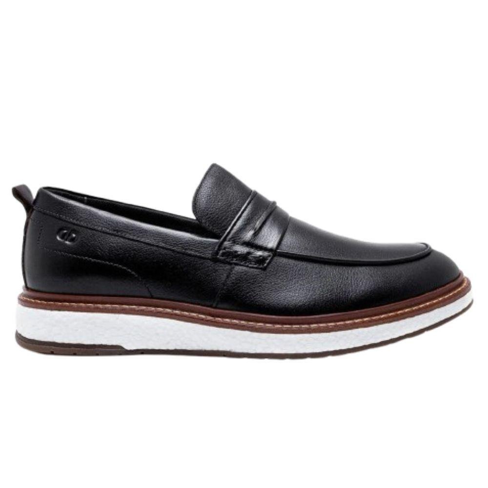 Sapato Mocassim Masculino n°41 Democrata Metropolitan Preto