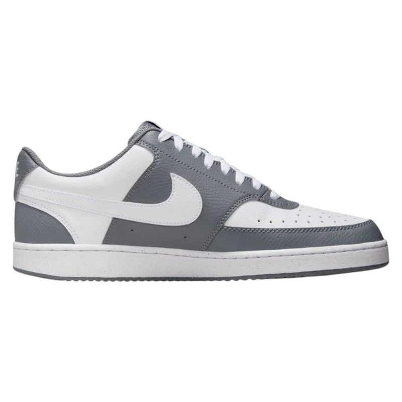 tênis casual masculino n° 40 nike court vision cinza branco (mp)