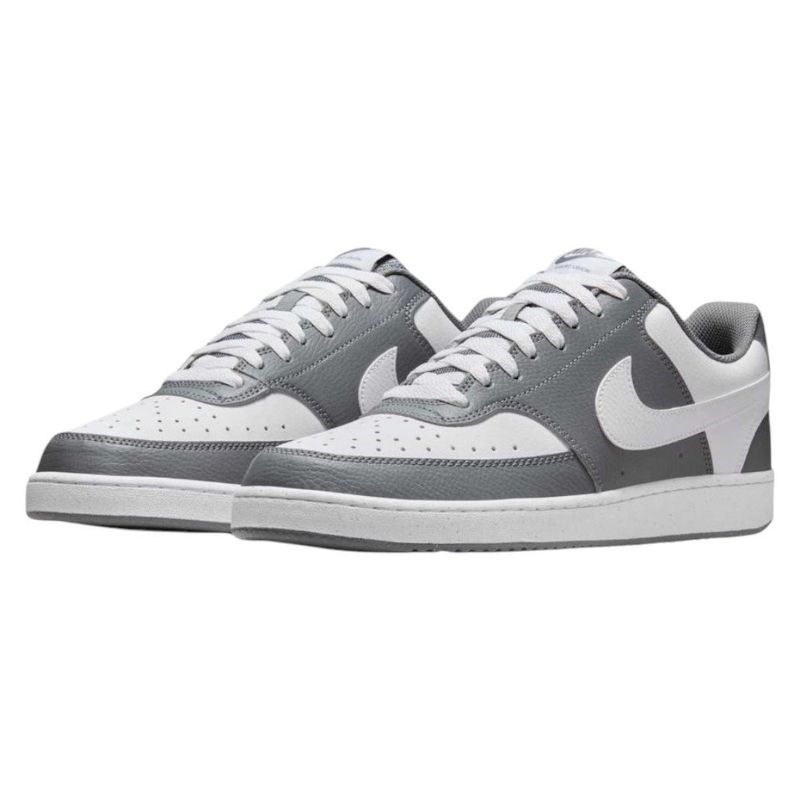 tênis casual masculino n° 40 nike court vision cinza branco (mp)