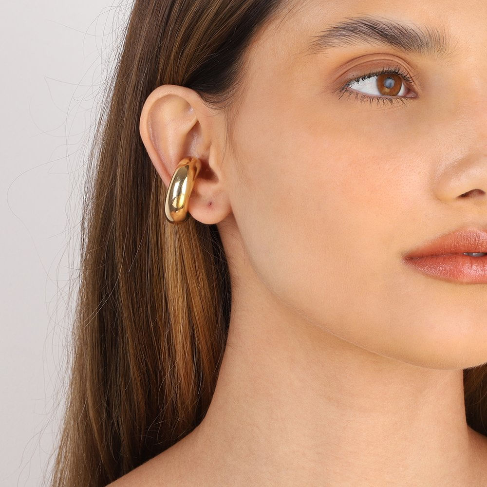 Brinco Semijoia Luiza Mota Aer Cuff Lisa