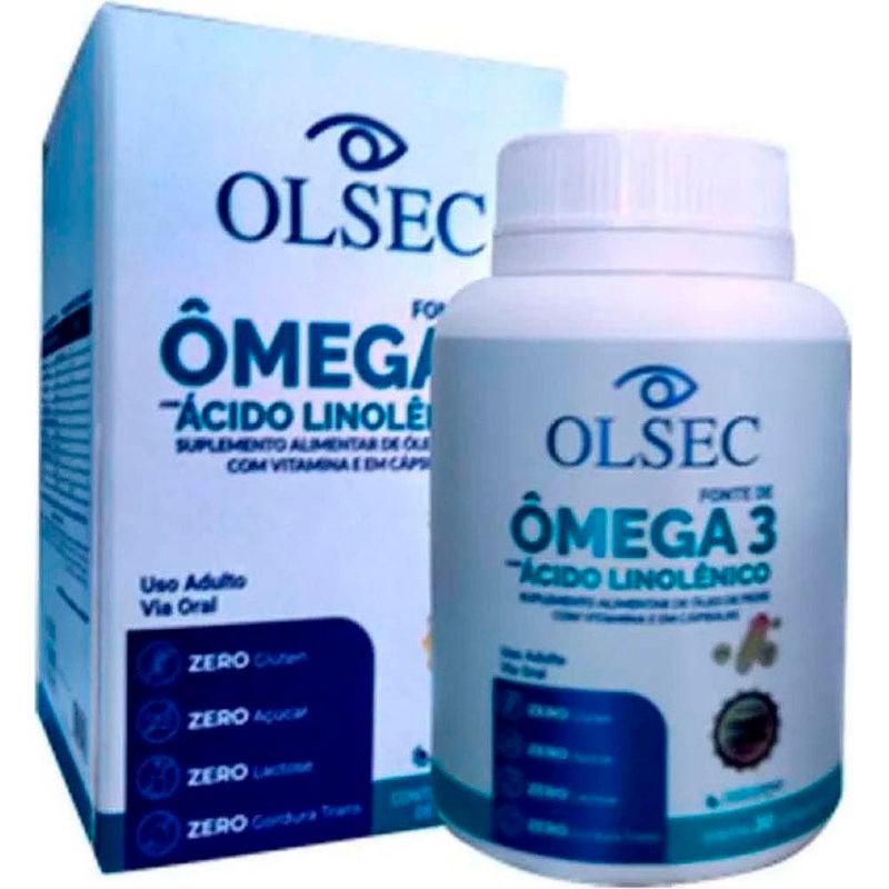 olsec omega 3 + ácido linolênico 30 cápsulas