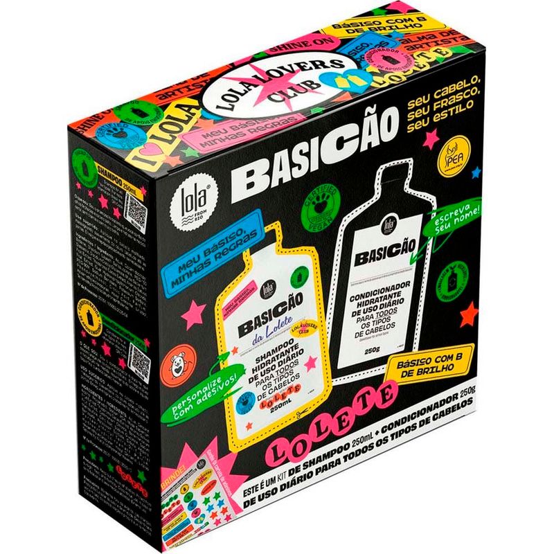 kit lola basicão shampoo + condicionador 250ml