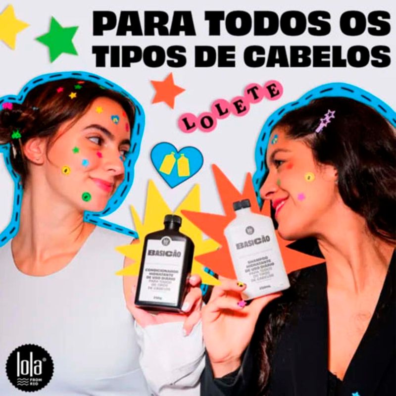 kit lola basicão shampoo + condicionador 250ml