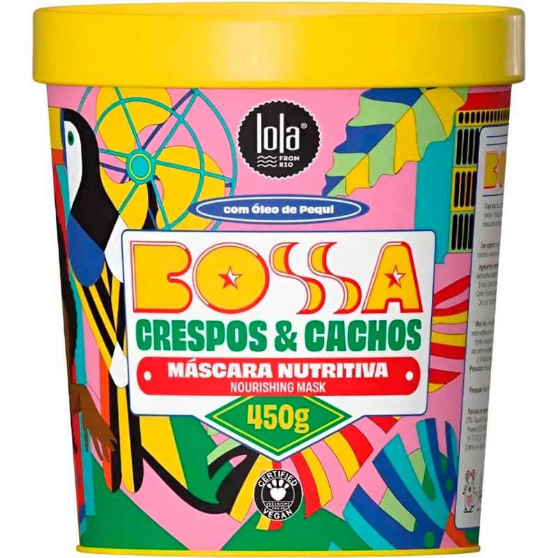 máscara nutritiva lola bossa crespos e cachos 450g
