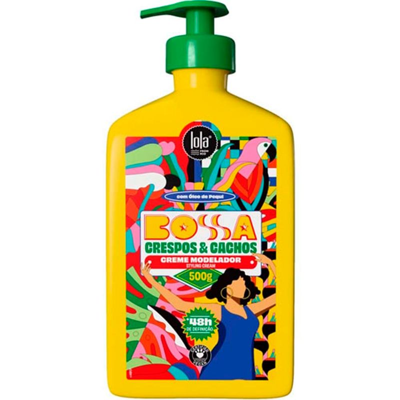 creme modelador capilar lola bossa crespo & cachos 500g