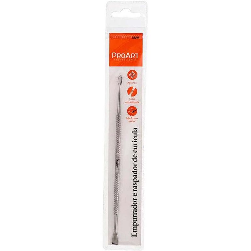 empurrador e raspador de cutícula proart inox