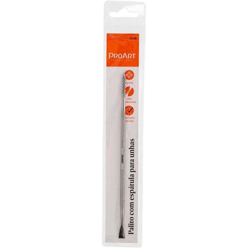 palito com espátula para unhas proart inox
