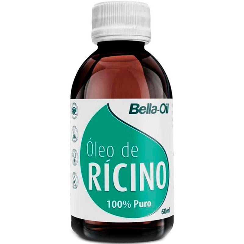 óleo de rícino bellaphytus bella-oil 100% puro 30ml