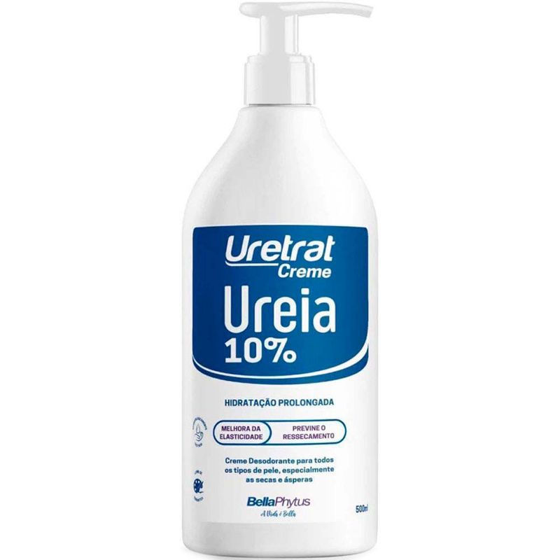 creme de uréia 10% uretrat bellaphytus 500ml