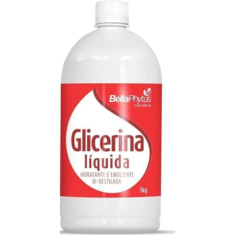 glicerina líquida 100% pura bellaphytus hidratante e emoliente 1kg