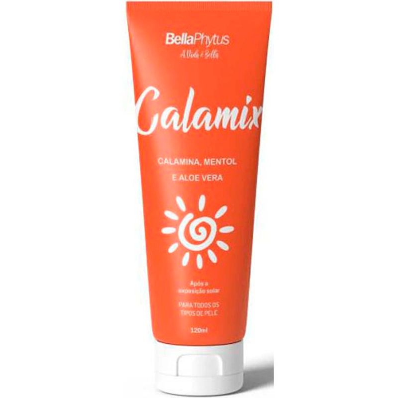 loção pós-sol calamix bellaphytus calamina e aloe vera 120g