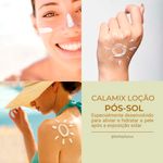 loção pós-sol calamix bellaphytus calamina e aloe vera 120g