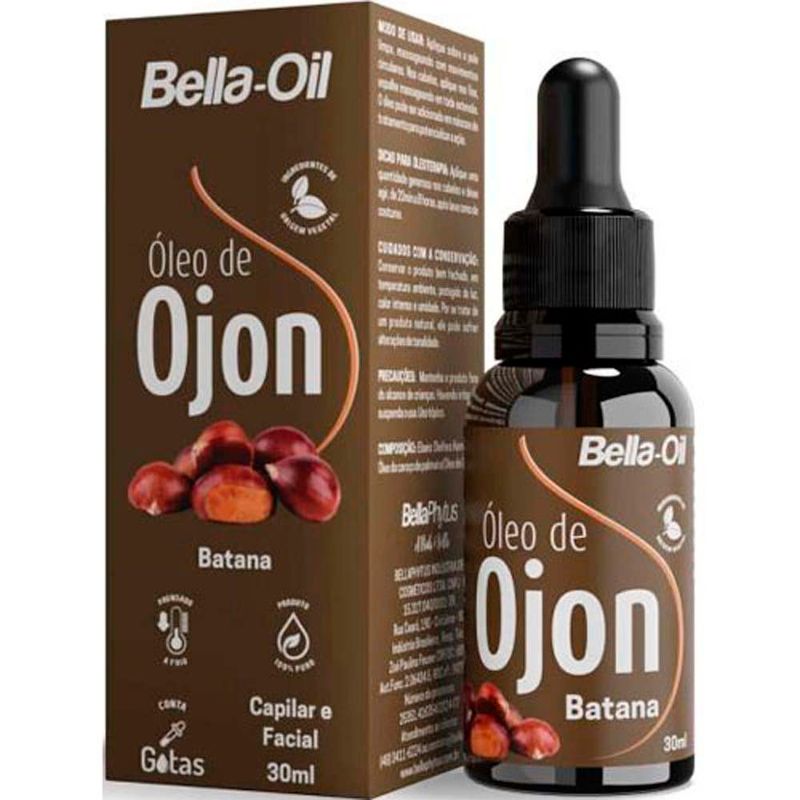 óleo de ojon batana bellaphytus bella-oil 100% puro 30ml