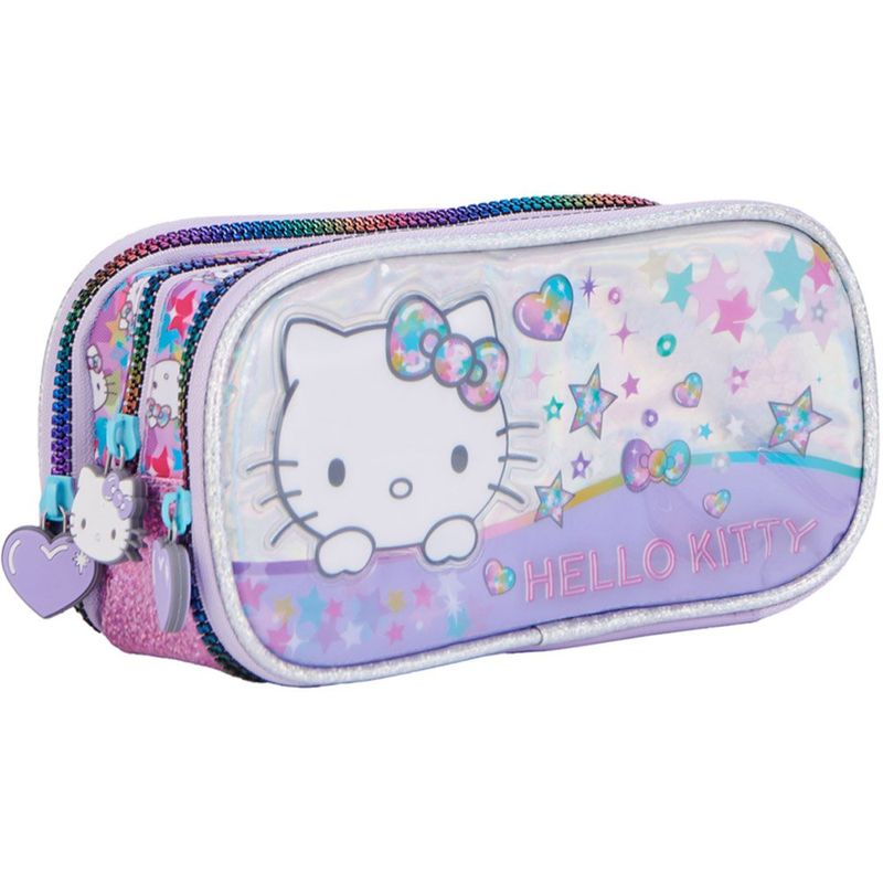 Estojo Triplo Hello Kitty Xeryus 15397