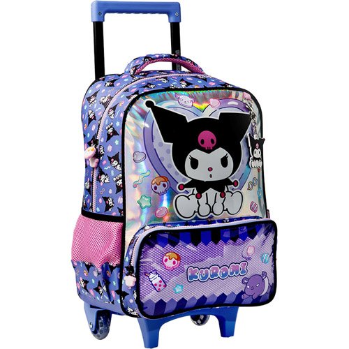 Mochila com Rodinhas Kuromi Xeryus 16100