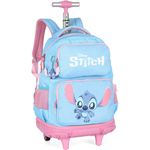mochila com rodinhas stitch luxcel azul mc50042sc0200un