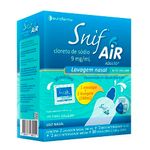 snif air adulto cloreto sódio 0,9% 30 envelopes de 2,16g + lavador nasal 240ml eurofarma