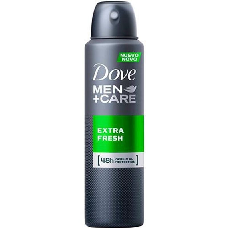 desodorante antitranspirante aerossol dove men +care extra fresh 72h 150ml