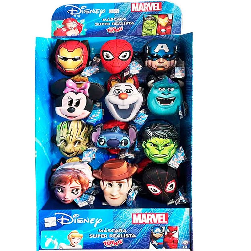 máscara infantil disney toyng 58519 sortido