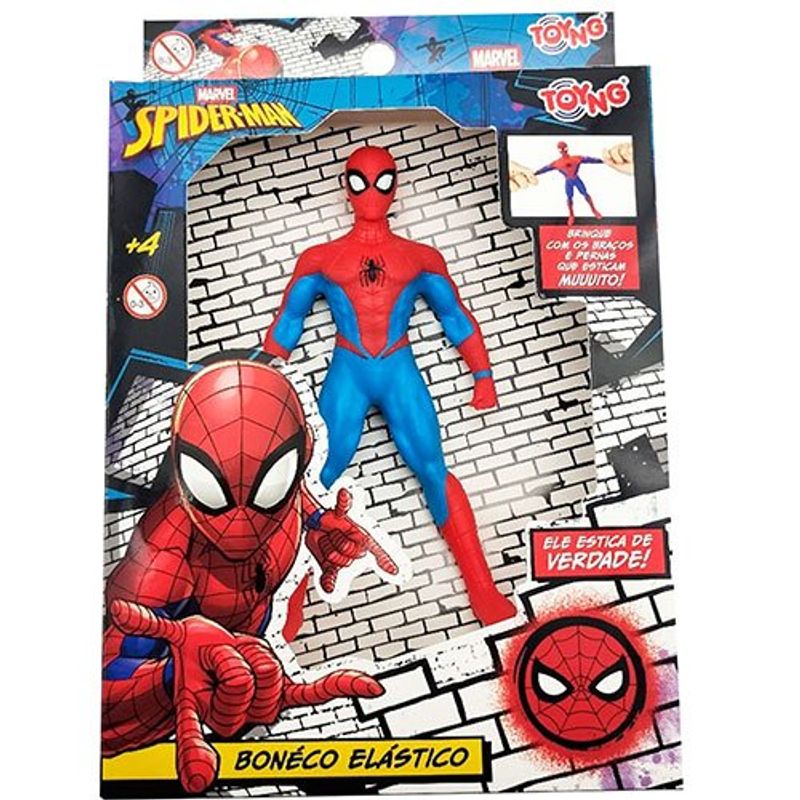 boneco elástico homem-aranha toyng 59212