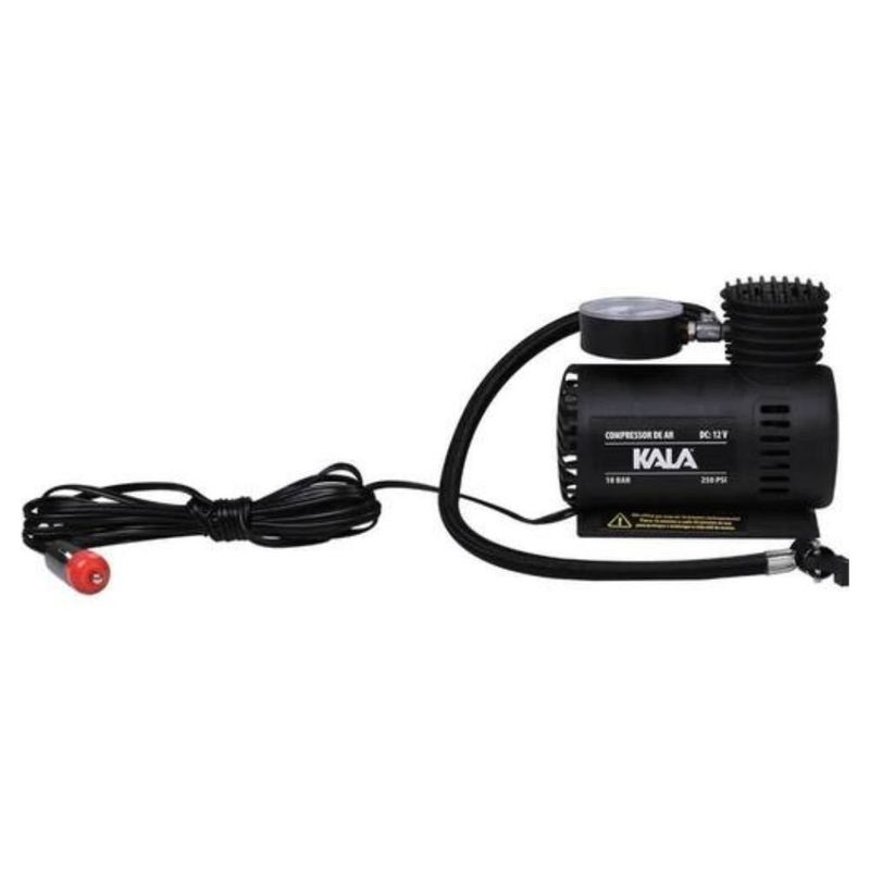 compressor de ar kala automotivo compacto 12v 250 psi 60w 972940 (mp)