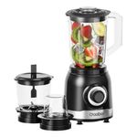 kit liquidificador 1,6l processador e triturador gaabor creamy 3 em 1 100w 127v (mp)