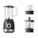 kit liquidificador 1,6l processador e triturador gaabor creamy 3 em 1 100w 127v (mp)