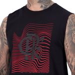 camiseta regata masculina flamengo braziline alvoroço preto m (mp)