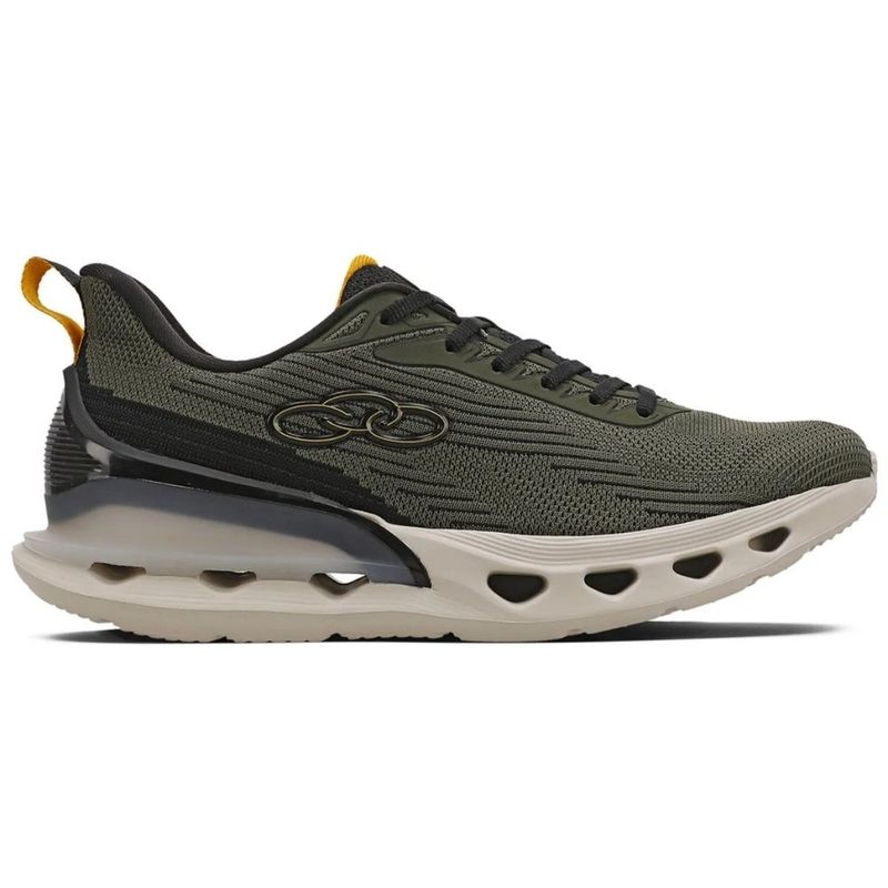 Tênis Caminhada Masculino n°42 Olympikus Verde Militar Preto