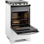 fogão 4 bocas electrolux efficient mesa inox perfectcook e vaporbake bivolt branco fe4iw