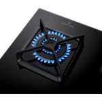cooktop 5 bocas brastemp a gás com grades de ferro fundido 127v preto bds85ae
