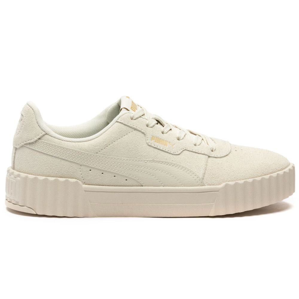 Tênis Casual Feminino Nº 39 Puma Carina 3.0 Off-White