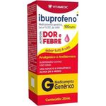 ibuprofeno 100mg/ml 20ml suspensão oral vitamedic