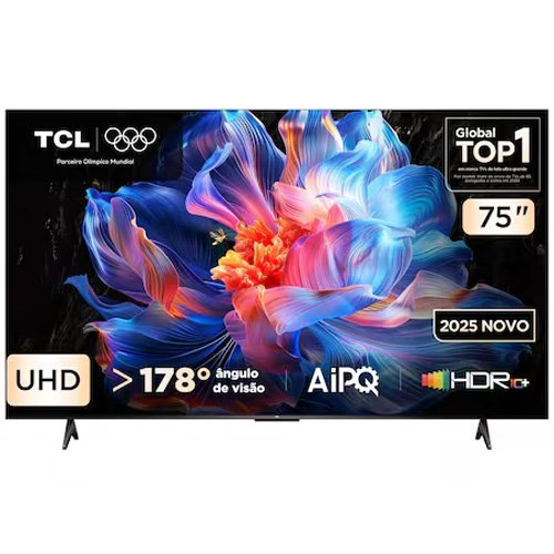 TCL テレビ 75V型 4K Google TV 75V6B 2024年モデル Amazon | TCL 75V型 4K Google TV 液晶テレビ Wチューナー内蔵