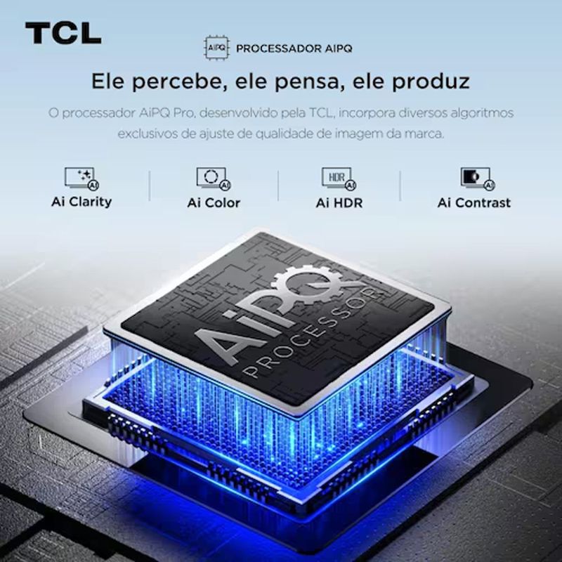 smart tv tcl 75" 4k uhd led google tv hdr10+ wi-fi bluetooth - 75p6k