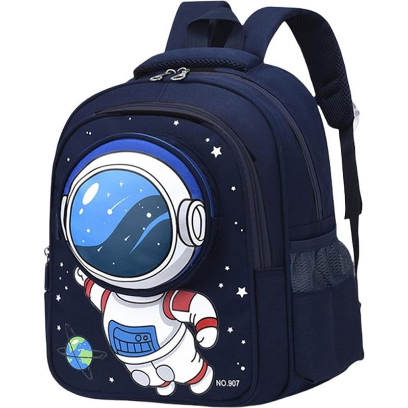 mochila jbin rich astronauta azul marinho a-bi