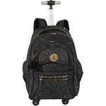 mochila com rodinhas sestini 4 rodas paul frank preto 076296-18