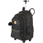 mochila com rodinhas sestini 4 rodas paul frank preto 076296-18