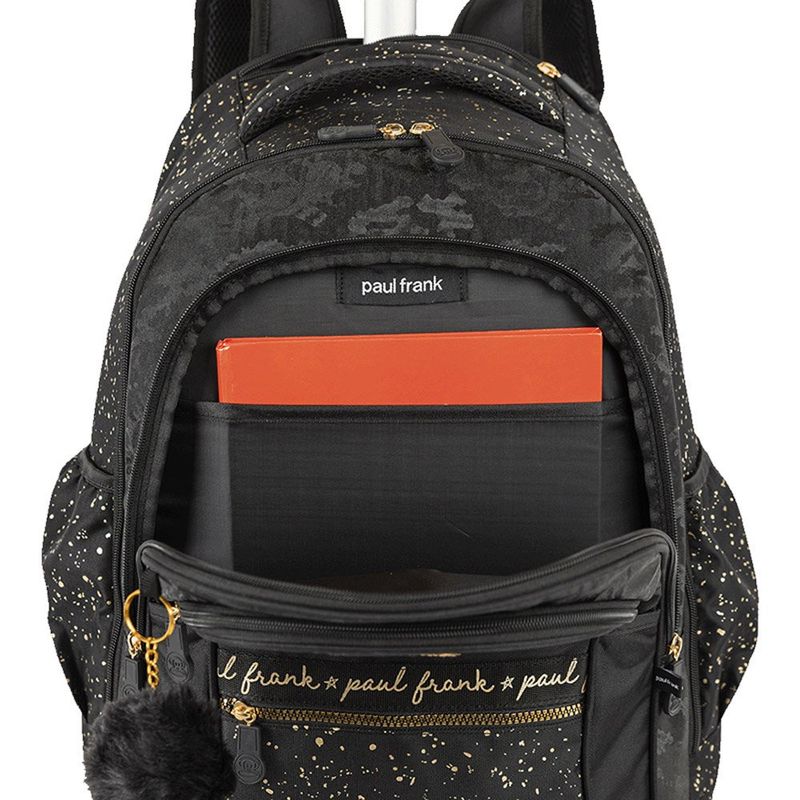 mochila com rodinhas sestini 4 rodas paul frank preto 076296-18
