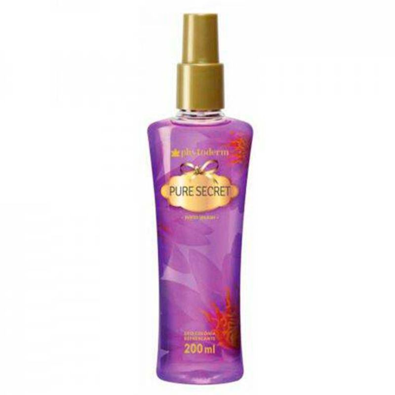 desodorante colônia phytoderm feminina splash pure secret 200ml