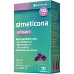 simeticona 125mg 10 cápsulas eurofarma