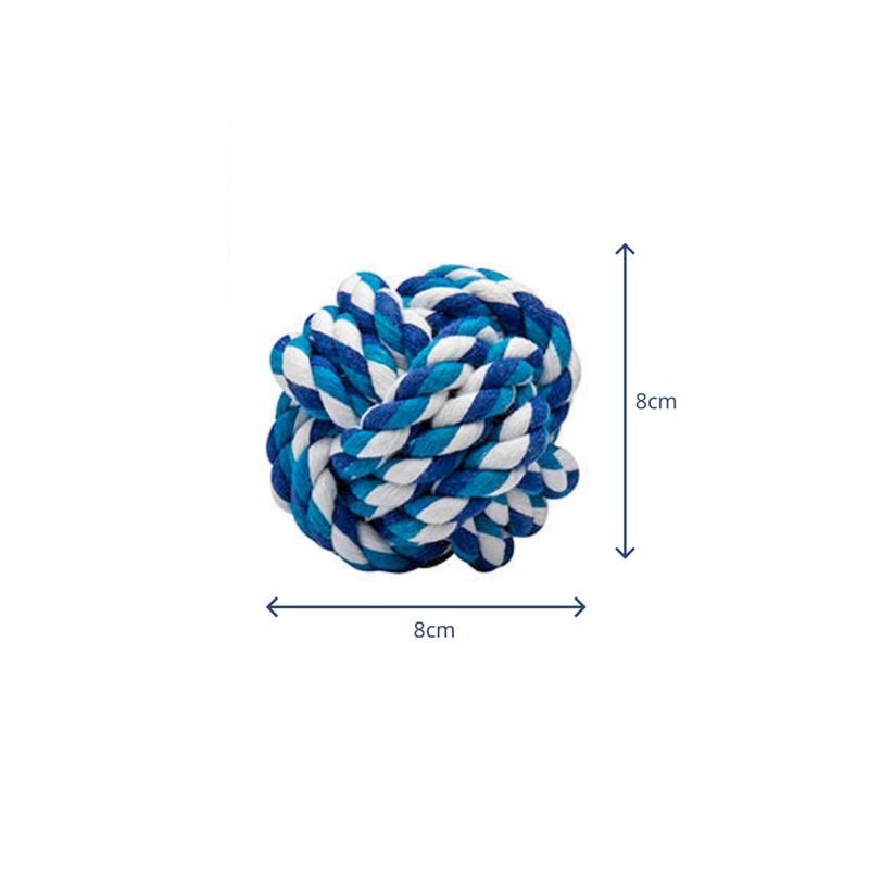 brinquedo pet bola de corda savana azul leite (mp)