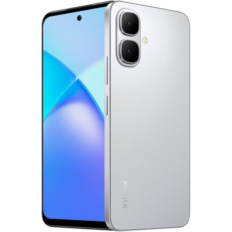 smartphone infinix smart 10 tela 6,67" 4gb ram 256gb prata