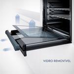 forno elétrico de embutir electrolux 80 litros home pro inox 220v oe9xs