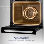 forno elétrico de embutir electrolux 80 litros home pro inox 220v oe9xs