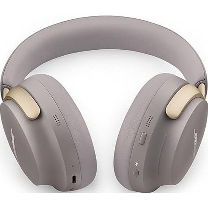 headphone bose sem fio com cancelamento de ruído areia a-bi