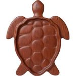 gamela artesanal manoa em madeira formato tartaruga