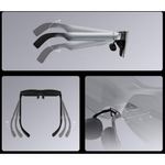 óculos rayneo air 3s pro ar/xr 1200 nits niello preto a-bi