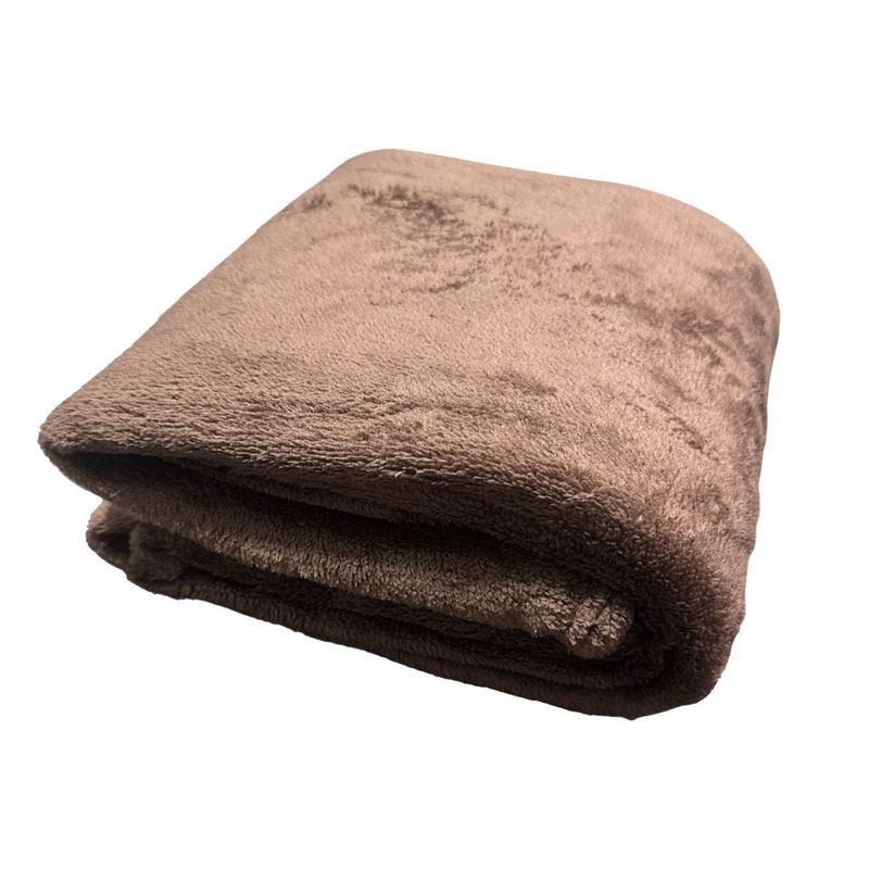manta casal corttex celta lisa 180x200cm chocolate (mp)